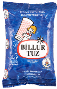 Billur İyotlu Tuz 750 Gr