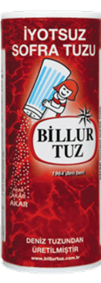 Billur Tuz İyotsuz 250 Gr