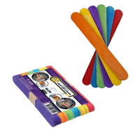 U-4 Renkli Ahşap Elişi Çubuğu