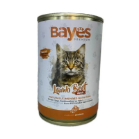 Bayes Kuzu Etli Kedi Konservesi 400 Gr