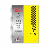 Tokaç Bölmeli 4+1 Defter 125 Yaprak 