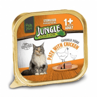 Jungle Pure Kısır Kedi Maması Tavuklu 100 Gr