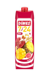 Dimes 7/24 Karışık Meyve Suyu  1 Lt