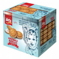 Bifa Nostalji Sütlü Kremalı Sandviç Bisküvi 1200 Gr