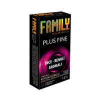 Family İnce-Renkli Aromalı Prezervatif 12'li