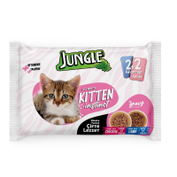 Jungle Pouch Kedi Maması 4'lü Kuzu+Tavuk	