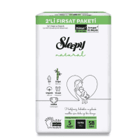 Sleepy 2'li Fırsat No5 Bebek Bezi 58'li