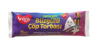 Viora Büzgülü Çöp Torbası Orta Boy Vanilya 15'li
