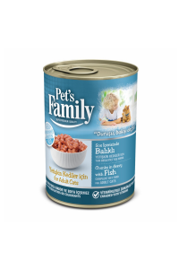 Pets Family Konserve Kedi Balık 400g
