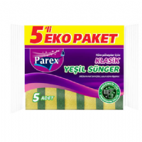 Parex Klasik Düz Sünger 5'li	