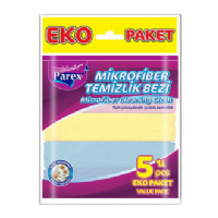 Parex Mikrofiber Temizlik Bezi 5'li