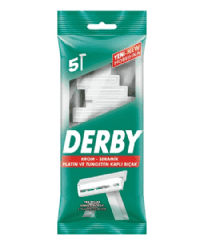 Derby Tek Bıçaklı Tıraş Bıçağı 5'li 