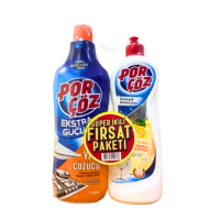 Por Çöz Yağ Çözücü 1 Lt +Bulaşık Deterjanı 750 ml