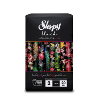 Sleepy Black Uzun Ped 24'lü