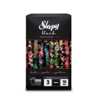 Sleepy Black Gece Ped 24'lü