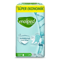 Molped Antibakteriyel Ped Normal 24'lü