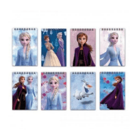 Keskin Frozen Spiralli Çizgili Bloknot 42 Yp