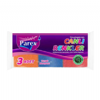 Parex Bulaşık Süngeri Oluklu 3'lü