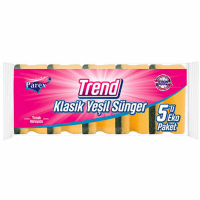 Parex Trend Klasik Yeşil Sünger 5'li