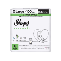 Sleepy Natural Gross 100'lü Bebek Bezi Külot No:6