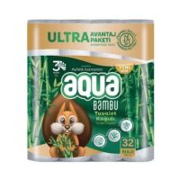 Aqua Bambu Tuvalet Kağıdı 32'li