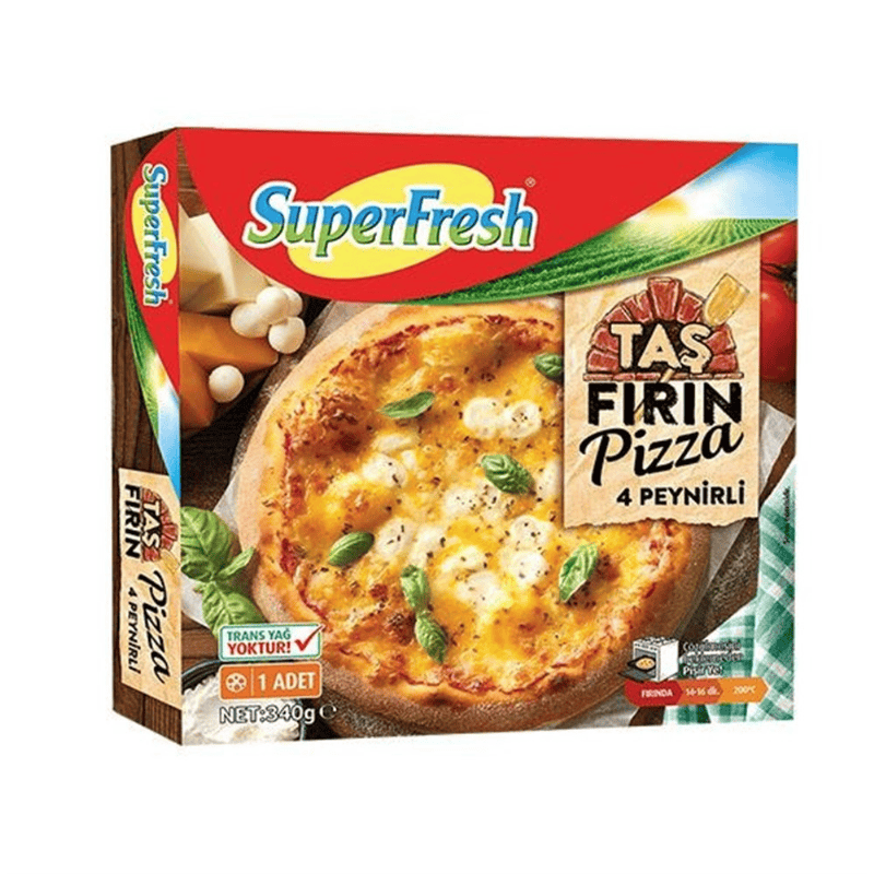 Superfresh Taş Fırın Pizza 4 Peynirli 340 Gr
