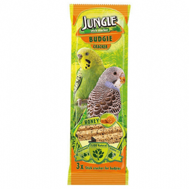Jungle Ballı Muhabbet Kuşu Krakeri 3'lü