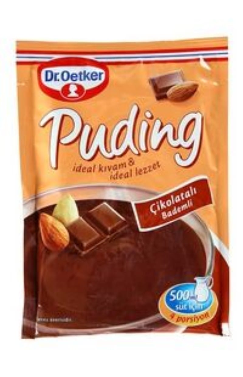 Dr Oetker Çikolata Bademli Puding 104Gr. İMC Market Balıkesir