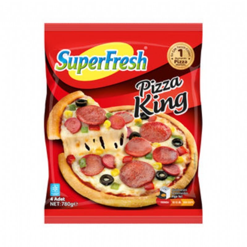 SuperFresh Pizza King 4'lü  780 Gr.