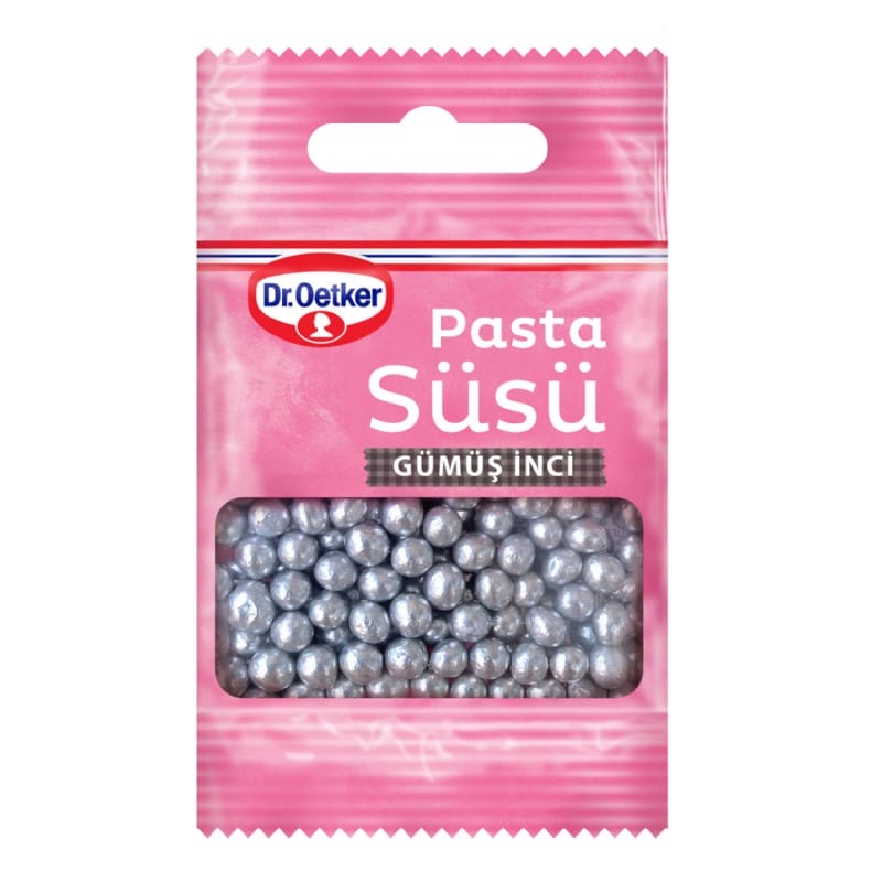 Dr. Oetker Pasta Süsü Gümüş İnci 10 Gr İMC Market Balıkesir Market