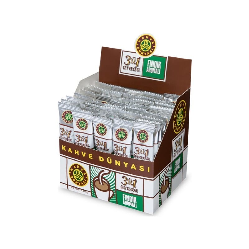 Kahve Dünyası Fındık Aromalı 3�ü1 Arada 18 Gr. İMC Market Balıkesir