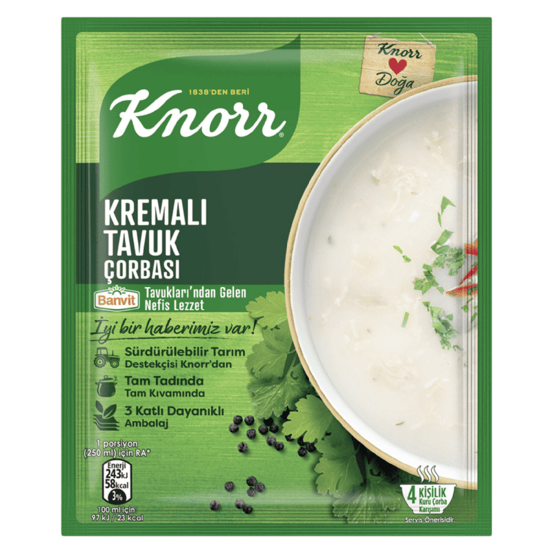 Knorr Kremalı Tavuk Çorbası 63 GR.