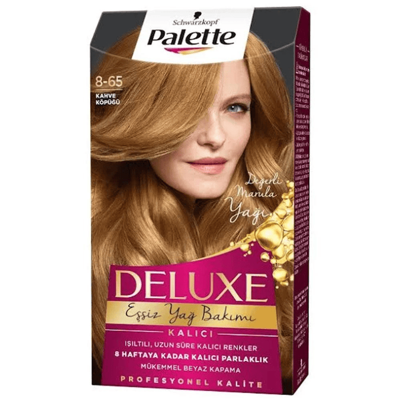 Palette Deluxe Kahve Köpüğü 8-65 Saç Boyası